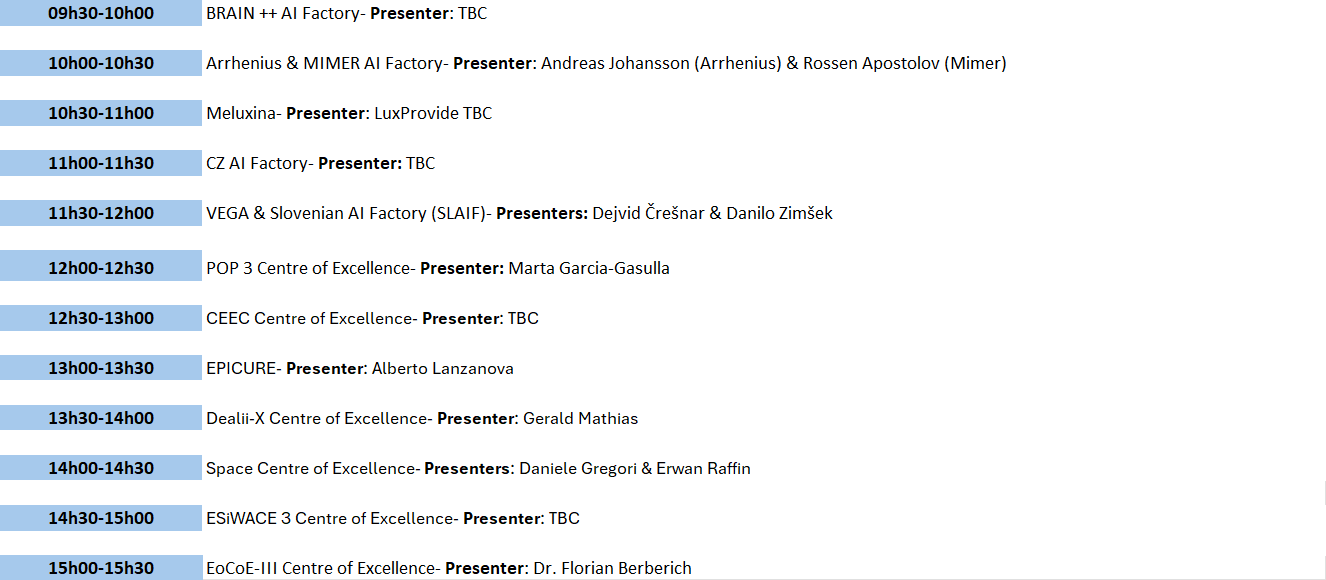 ISC 2026 Presentation schedule DAY 3