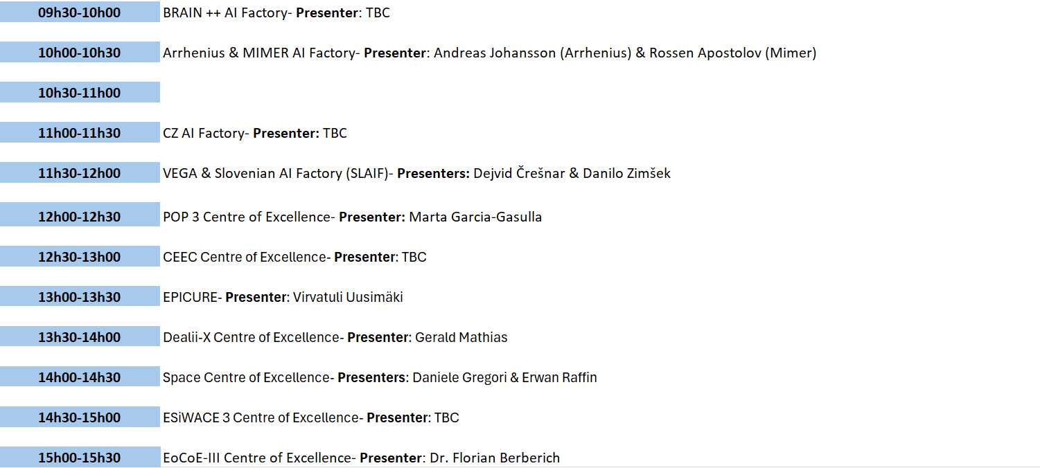 ISC 2026 Presentation schedule DAY 3