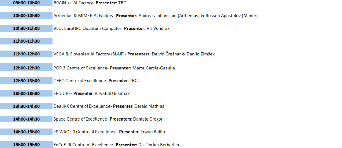 ISC 2026 Presentation schedule DAY 3
