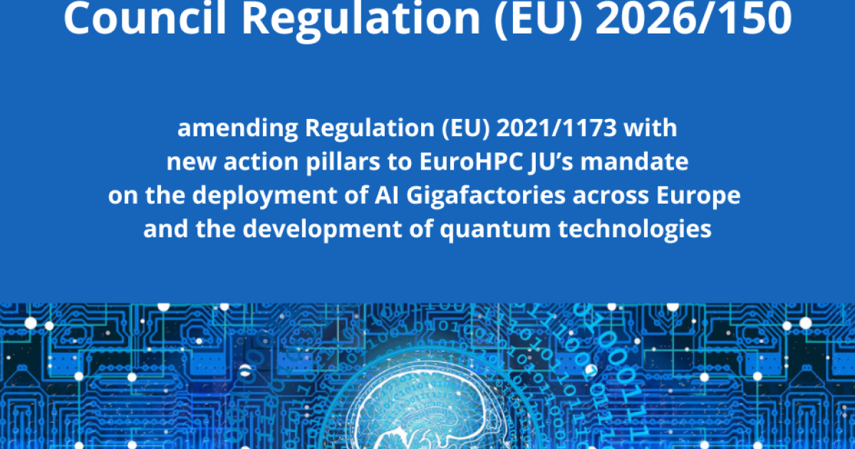 EuroHPC JU’s Mandate Expanded Under New Regulation Amendment - The ...