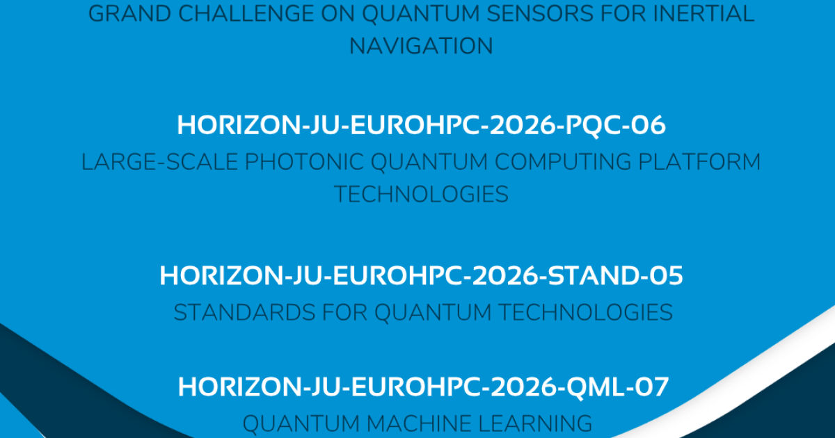 Four New EuroHPC JU Calls to Boost Quantum Innovation and ...