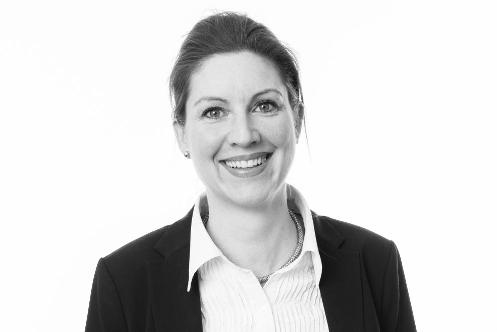 black and white portrait