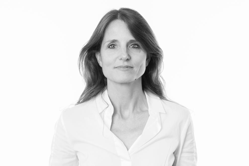 black and white portrait