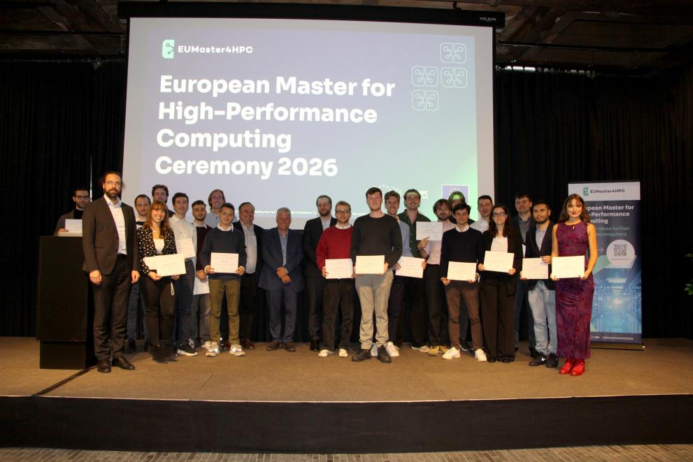 Group Picture EUMaster4HPC Ceremony