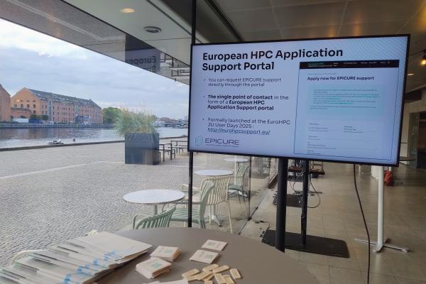 Meet & Greet Area at EuroHPC User Days 2025 in Copenhagen