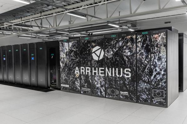 Photo of Arrhenius supercomputer