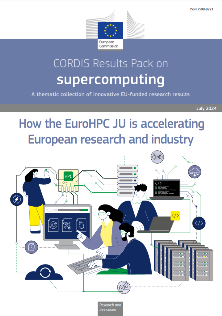 CORDIS Results Pack on supercomputing - A thematic collection of innovative EU-funded research results (Brochure 2024)
