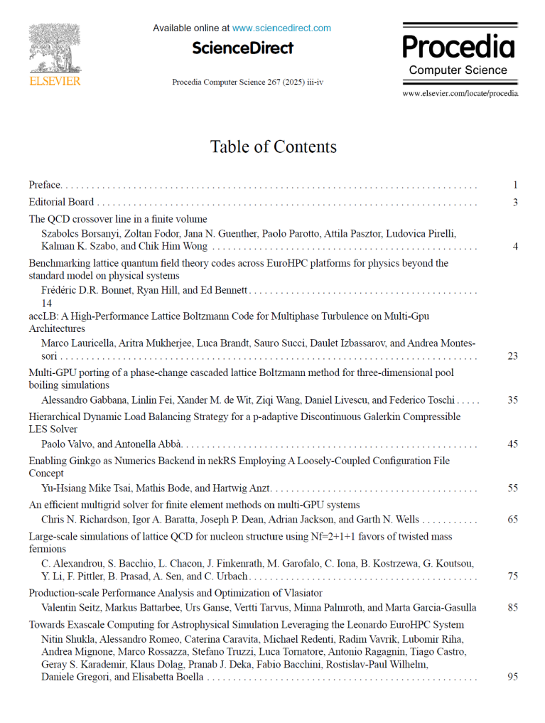 Cover Proceedings of the EuroHPC User Day 2025